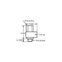  10-32 to  10-32 Universal Fitting  ENP