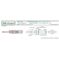 2  Bore S/S Cylinder  Stud Mount  Rotat