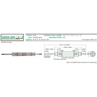 9/16  Bore S/S Cylinder  Stud Mount  Do