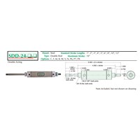 1 1/2  Bore S/S Cylinder  Stud Mount  D