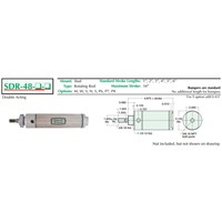 3  S/S Cylinder  Stud Mount  Rotating R