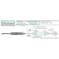 1 1/2  Bore S/S Cylinder  Stud Mount  D