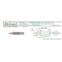 1 1/2  Bore S/S Cylinder  Stud Mount  R