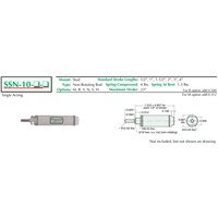 5/8  Bore S/S Cylinder  Stud Mount  Non