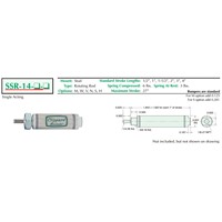 7/8 S/S Cylinder Stud Mount Rotating