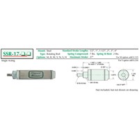 1 1/16 S/S Cylinder Stud Mount Rotati