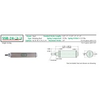 1 1/2 S/S Cylinder Stud Mount Rotatin