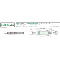 9/16  Bore S/S Cylinder  Universal Moun