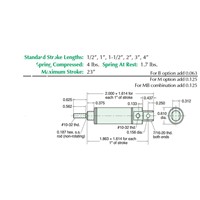 9/16  S/S Cylinder  Universal Mount  No