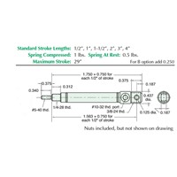 5/16  S/S Cylinder  Universal Mount  Ro