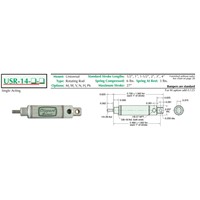 7/8  S/S Cylinder  Universal Mount  Rot