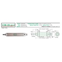 1 3/4  S/S Cylinder  Universal Mount  R