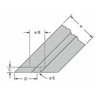 ONE END COUNTERBORE 45-4545  45-4545-LI